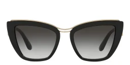 Shop Dolce & Gabbana Cat Eye Sunglasses in Black online.