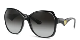 Shop Dolce & Gabbana Cat Eye Sunglasses in Black online.