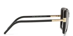 Shop PRADA Cat Eye Sunglasses in Black online.