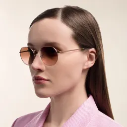 Shop Ray-Ban Jack Unisex Irregular Sunglasses in Copper online.