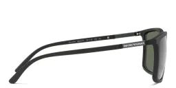 تسوق نظارة شمسية بإطار مستطيل امبوريو أرماني بلون Matte Black أونلاين.