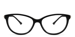 Shop JIMMY CHOO Cat Eye Eyeglasses in Black online.