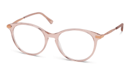 Shop JIMMY CHOO Round Eyeglasses in Nude online.