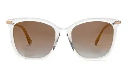 Shop JIMMY CHOO Elia/S Cat Eye Sunglasses in Grey online.