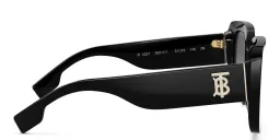 Shop BURBERRY Square Sunglasses in Black online.
