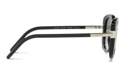 Shop PRADA Round Sunglasses in Black online.