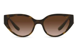 Shop Dolce & Gabbana Cat Eye Sunglasses in Havana online.