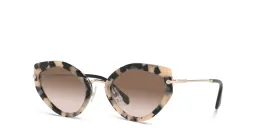 Shop MIU MIU Cat Eye Sunglasses in Havana Pink online.
