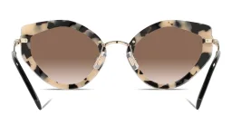 Shop MIU MIU Cat Eye Sunglasses in Havana Pink online.