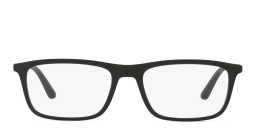 تسوق نظارة طبية مستطيلة امبوريو أرماني بلون Matte Black أونلاين.