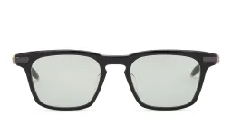 Shop AKONI Unisex Square Eyeglasses in Black online.