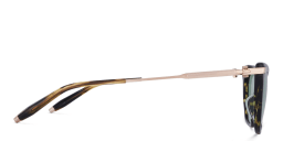 Shop AKONI Iris Cat Eye Eyeglasses in Brown online.