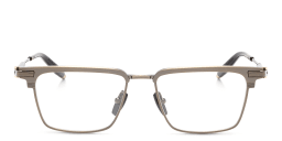 Shop AKONI Genesis Rectangle Eyeglasses in Gold online.