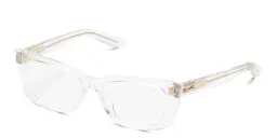 Shop AKONI Gamma Cat Eye Eyeglasses in Clear online.