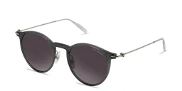 Shop MONTBLANC Round Sunglasses in Grey online.