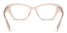 Shop PRADA Cat-Eye Eyeglasses in Clear online.