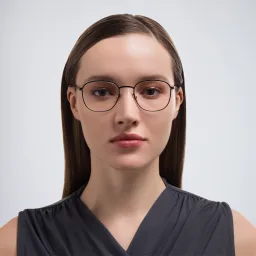 Shop MYKITA Unisex Round Eyeglasses in Grey online.