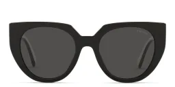 Shop PRADA Cat Eye Sunglasses in Black online.