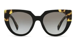 Shop PRADA Cat Eye Sunglasses in Black online.