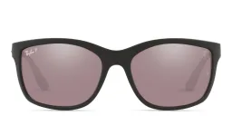 Shop Ray-Ban Ferrari Unisex Rectangle Sunglasses in Red online.