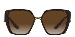 Shop Dolce & Gabbana Cat Eye Sunglasses in Brown online.