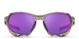Shop Oakley Oakley Plazma Rectangle Sunglasses in Grey Ink online.