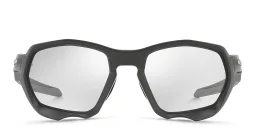 Shop Oakley Oakley Plazma Rectangle Sunglasses in Matte Carbon online.