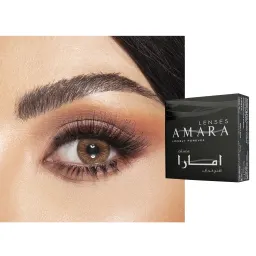 Shop Amara Monthly Color Contact Lenses - Golden Sandy online.