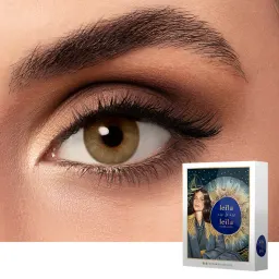 تسوق عدسات لاصقة ملوّنة للإستخدام الشهري - مريم – ذهبي بحري ليلة وليلة أونلاين.