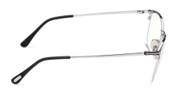 Shop TOM FORD Square Eyeglasses in Matte Black online.