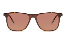 Shop MONTBLANC Square Sunglasses in Havana online.