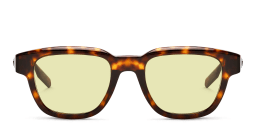 Shop MONTBLANC Square Sunglasses in Havana online.