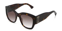 Shop Cartier C de Cartier Cat-Eye Sunglasses in Havana online.