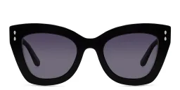 Shop ISABEL MARANT Cat Eye Sunglasses in Black online.