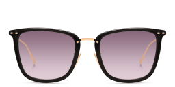 Shop ISABEL MARANT Square Sunglasses in Black Gold online.