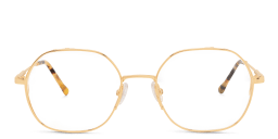 Shop ISABEL MARANT Irregular Eyeglasses in Rose Gold online.