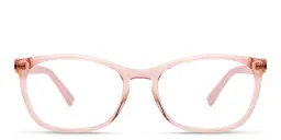 Shop JIMMY CHOO Rectangle Eyeglasses in Nude online.