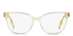 Shop BURBERRY Square Eyeglasses in Yellow online.