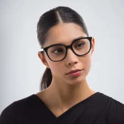 تسوق نظارة طبية بإطار مربع دولتشي آند غابانا بلون أسود/أسود شفاف أونلاين.