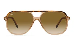 Shop Ray-Ban Square Sunglasses in Havana online.