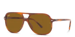 Shop Ray-Ban Square Sunglasses in Brown online.