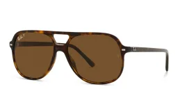 Shop Ray-Ban Bill Unisex Square Sunglasses in Brown online.