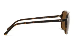 Shop Ray-Ban Bill Unisex Square Sunglasses in Brown online.
