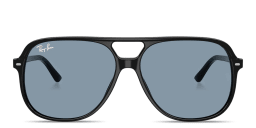 Shop Ray-Ban Square Sunglasses in Black online.