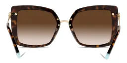 Shop TIFFANY Square Sunglasses in Havana online.