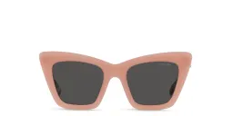 Shop MIU MIU Cat Eye Sunglasses in Opal Pink online.