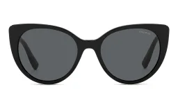 Shop MIU MIU Cat-Eye Sunglasses in Black online.