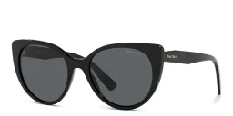 Shop MIU MIU Cat-Eye Sunglasses in Black online.
