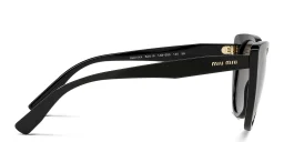 Shop MIU MIU Cat-Eye Sunglasses in Black online.