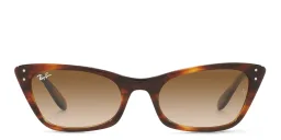 Shop Ray-Ban Cat-Eye Sunglasses in Striped Havana online.
